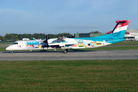 Luxair DHC-8-402NG LX-LQA at Manchester (2024)