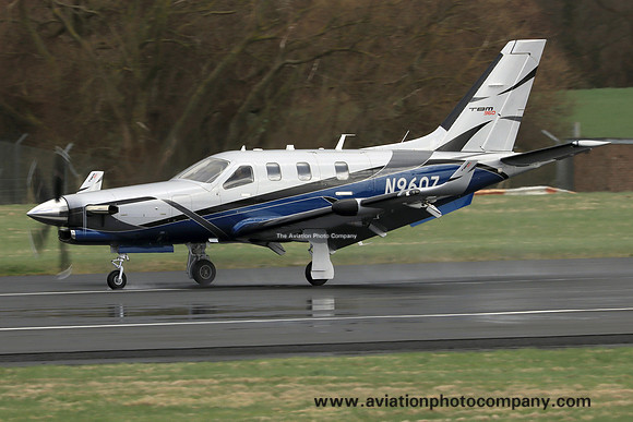 SOCATA TBM-960 N960Z at Prestwick (2024)