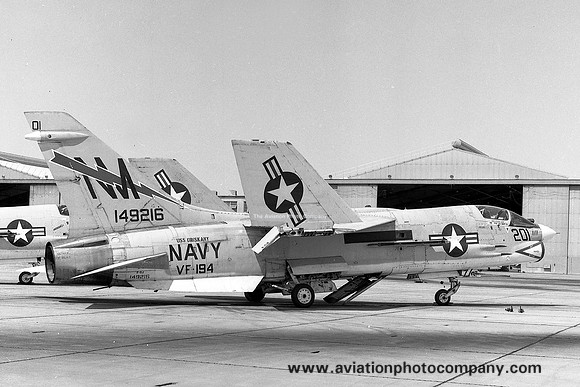 US Navy VF-194 Chance F-8J Crusader 149216/NM-201 (1968)