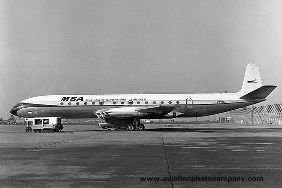 MSA Malaysia Singapore Airlines De Havilland Comet 9V-BAU (1967)