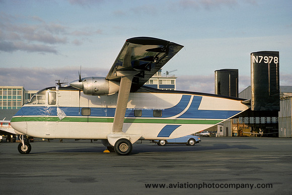 Short Skyvan N7978 at Reykjavik (1978)