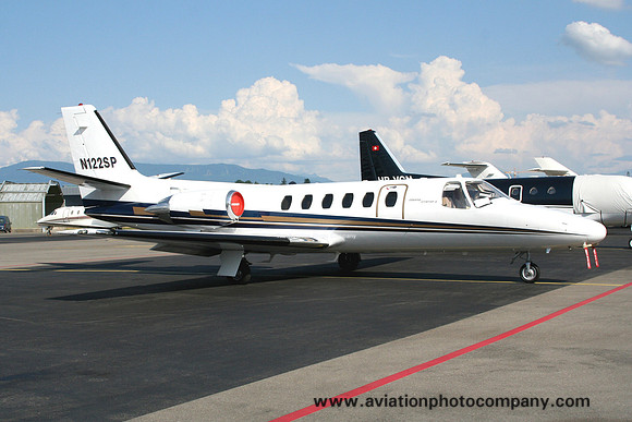 Ulf Nygren Cessna 551 Citation II/SP N122SP at Geneva (2008)