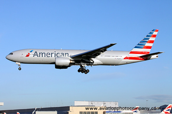 American Airlines Boeing 777-200ER N750AN at London Heathrow (2013)