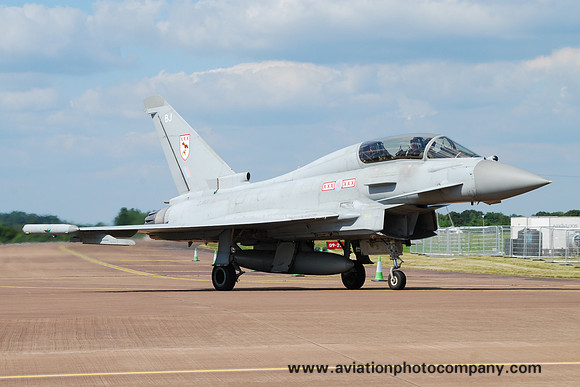 RAF 29 Squadron BAE Typhoon T.3 ZJ801/BJ at RIAT Fairford (2014)