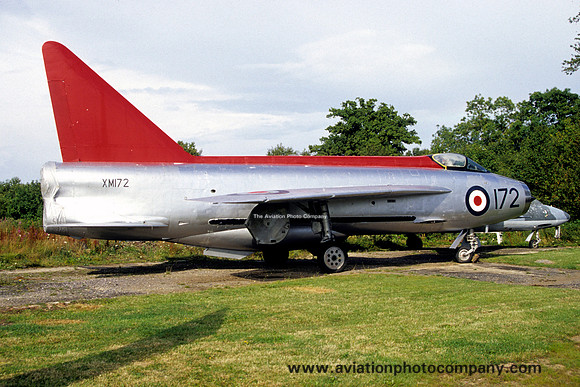 RAF English Electric Lightning F.1A XM172 displayed at Booker (2000)