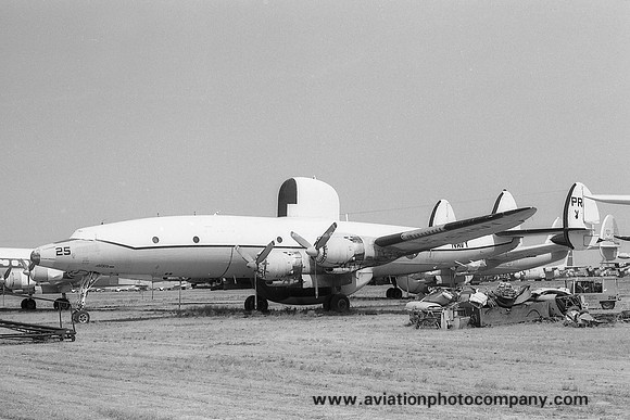 US Navy VQ-1 Lockheed EC-121M Warning Star 145940/PR-25 at MASDC Davis Monthan (1978)