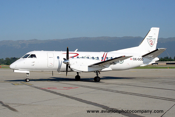 Robin Hood Aviation SAAB 340A OE-GOD at Geneva (2008)