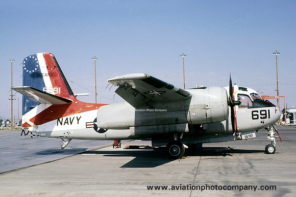 US Navy Oceana Grumman US-2A Tracker 136691 at MASDC Davis Monthan (1978)