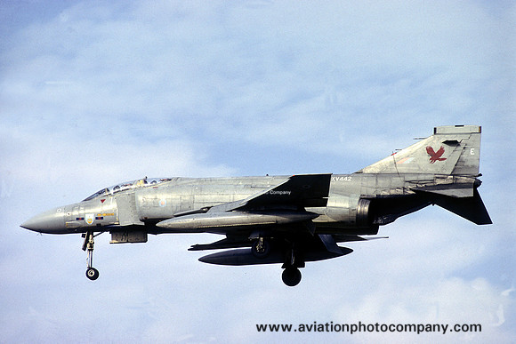 RAF 23 Squadron McDonnell F-4M Phantom FGR.2 XV442/E (1986)