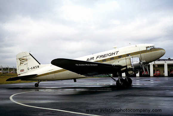 Air Freight Douglas C-47 Dakota G-AMSM (1974)