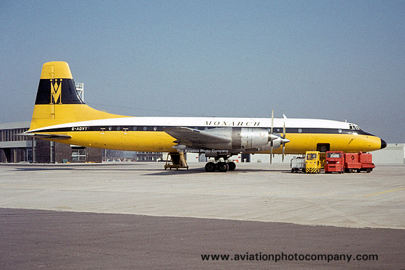 Monarch Airlines Bristol Britannia G-AOVT