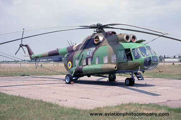 Ukraine Air Force Mil Mi-8 31 blue (2004)