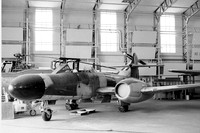 RAF Gloster Meteor NF.12 7605M at RAF Cranwell (1975)