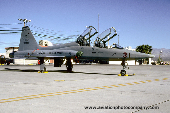 USAF 57 FWW Northrop T-38A Talon 61-0831 at Nellis AFB (1980)