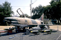 Portuguese Air Force FIAT G-91R 5425 displayed at Setubal (1987)