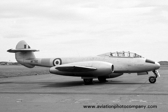 RAF Flight Training Squadron Gloster Meteor T.7 WF780 (1959)