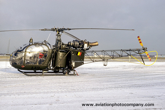 Belgian Air Force Sud Alouette II A49 (1987)