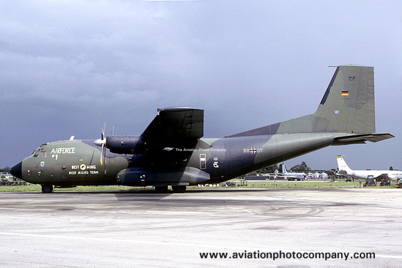 German Air Force LTG62 Transall C-160D 50+09 at RIAT Fairford (1987)