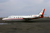 IAI 1124 Westwind N3VF at Reykjavik (1977)
