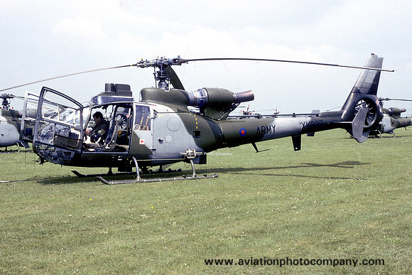 AAC 670 Squadron Westland Gazelle AH.1 XW897 at Middle Wallop (1994)
