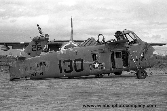 US Navy Sikorsky SH-34J 148956/2E-130 at the Allied Scrapyard Davis Monthan (1994)