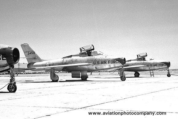 USAF Sheppard TTC Republic F-84F 51-9345 (1960)