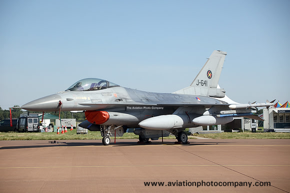 Dutch Air Force 312 Squadron GD F-16AM J-641 at RIAT Fairford (2024)
