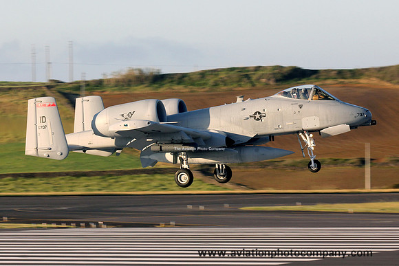 USAF Idaho ANG 190 FS Fairchild A-10C 78-0707/ID at Lajes (2014)