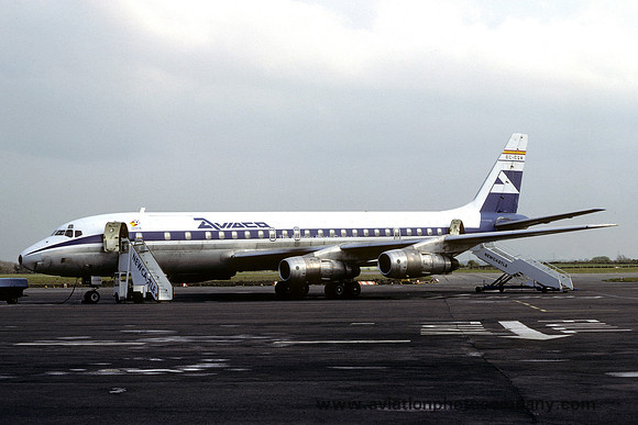 Aviaco Douglas DC-8-54 EC-CQM (1981)