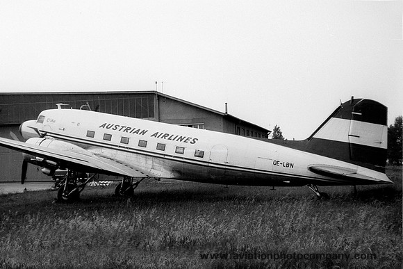 Austrian Airlines Douglas DC-3 Dakota OE-LBN