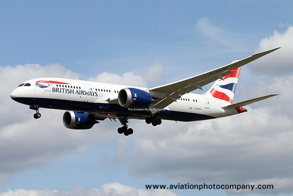 British Airways Boeing 787-8 G-ZBJH at London Heathrow (2015)