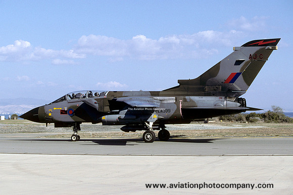 RAF 617 Squadron Panavia Tornado GR.4 ZA399/AJ-C at RAF Akrotiri (2000)