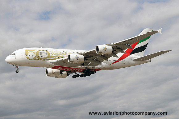 Emirates Airbus A380-842 A6-EVG (2022)