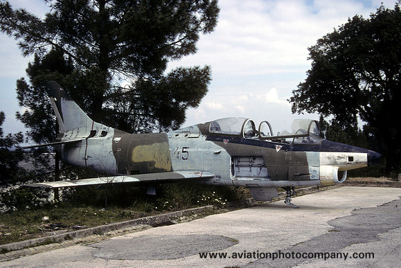 Portuguese Air Force FIAT G-91T 34+45 at Ota (2003)