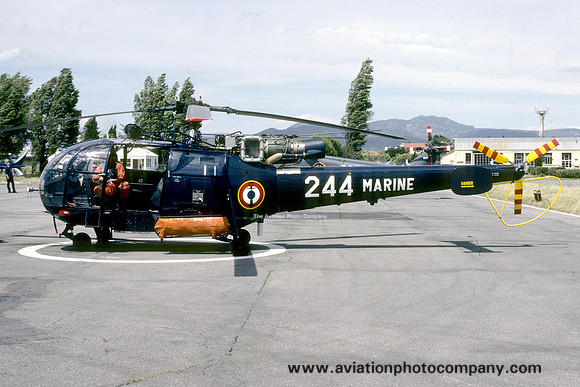 French Navy 20S Sud Alouette III 244 (1986)