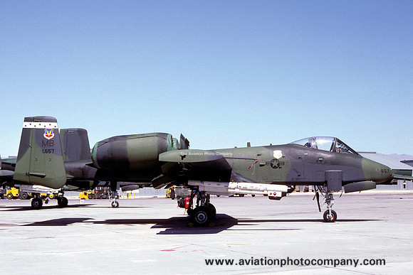 USAF 354 TFW 355 TFS Fairchild A-10A Thunderbolt 78-0657/MB (1981)