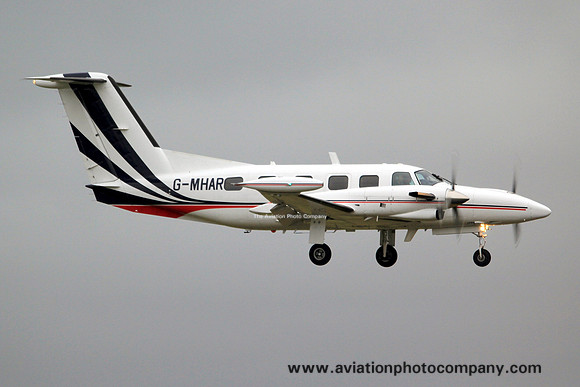 BAE Systems Piper PA-42-720 G-MHAR at Prestwick (2014)