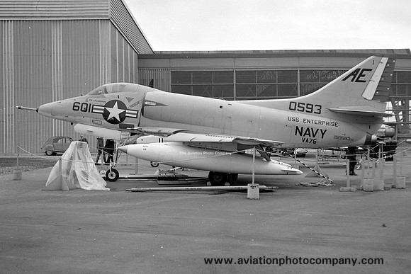 US Navy VA-76 Douglas A-4E Skyhawk 150593/AE-601 at the Paris Air Show