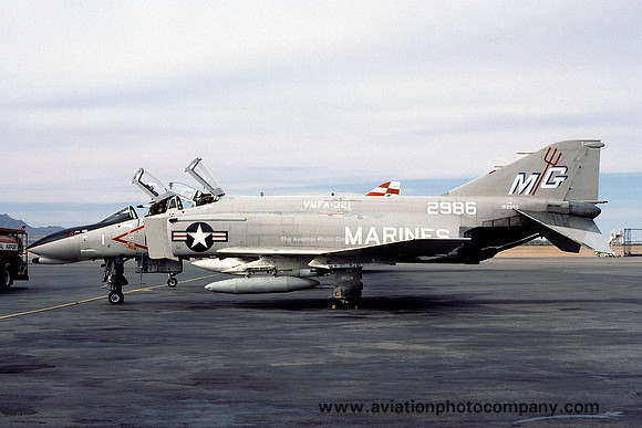 US Marines VMFA-321 McDonnell F-4N Phantom 152986/MG1 (1980)