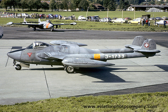 Swiss Air Force De Havilland Venom FB.54 J-1733 (1983)