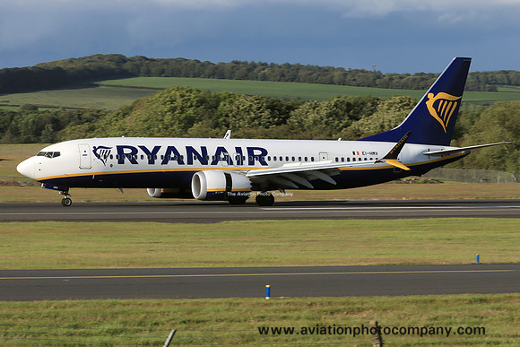Ryanair Boeing 737-8 EI-HMV at Prestwick (2024)
