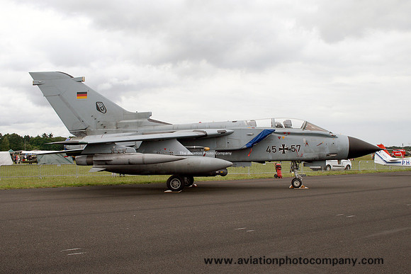 German Air Force TLG33 Panavia Tornado IDS 45+57 at the Gilze Rijen Airshow (2014)