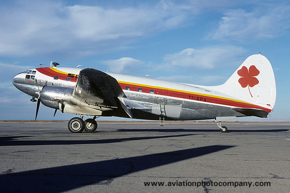 Soico Curtiss C-46 Commando TI-APA (1980)