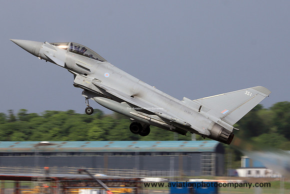 RAF BAE Typhoon FGR.4 ZK351 at Prestwick (2024)