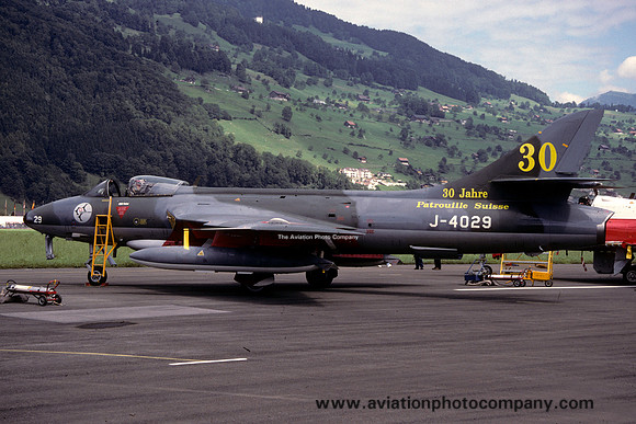 Swiss Air Force Patrouille Suisse Hawker Hunter F.58 J-4029 (1994)