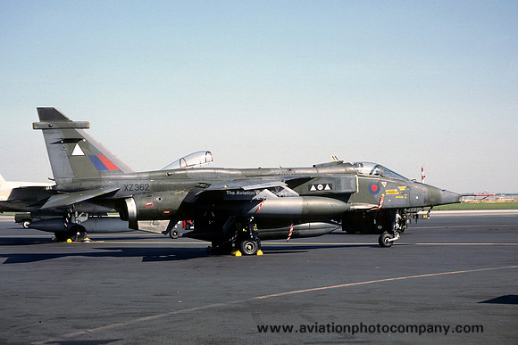 RAF 2 Squadron SEPECAT Jaguar GR.1 XZ362 at Rhein Main (1980)
