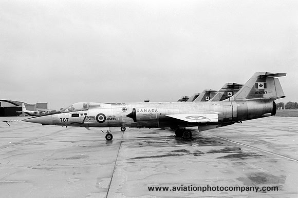 Canadian Armed Forces 419 Squadron Canadair CF-104 Starfighter 104787 (1975)