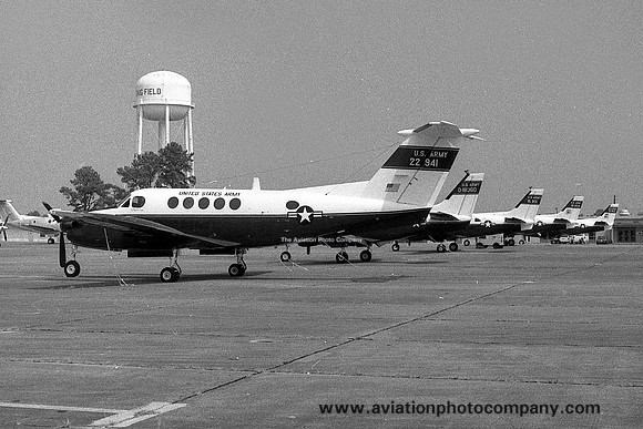 US Army Beech C-12C 77-22941 at Craig Field (1995)
