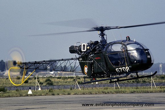 French Air Force EH67/1 Sud Alouette II 253/67-DR (1983)