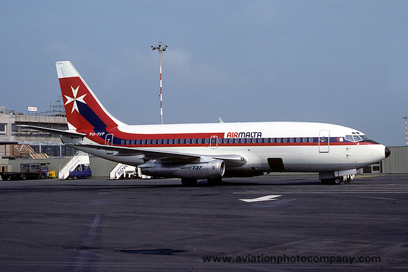 Air Malta Boeing 737-200 PH-TVP (1981)